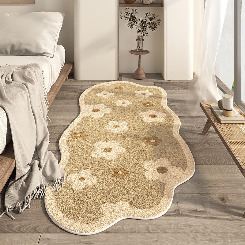 Simple Special-shaped Imitation Cashmere Carpet Living Room Dirt-resistant Table Mat