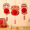 Chinese 2025 Snake Year Lantern Pendants Honeycomb Ball Lantern Ornament  Celebration Party Gifts