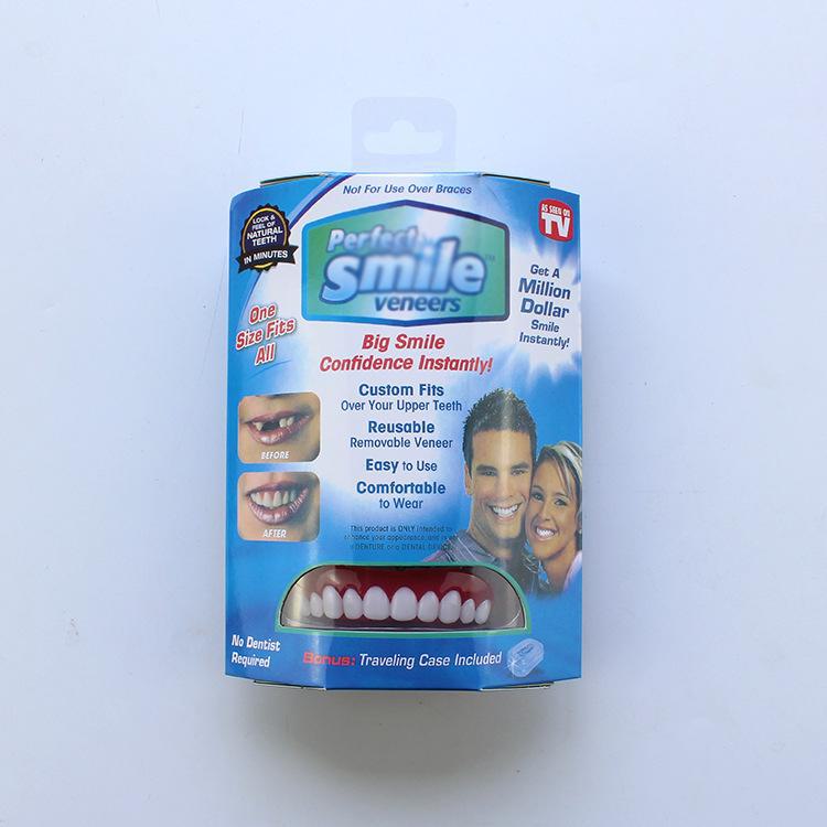 

Силиконовые наклейки для отбеливания зубов Smile и имитация брекетов opp bag