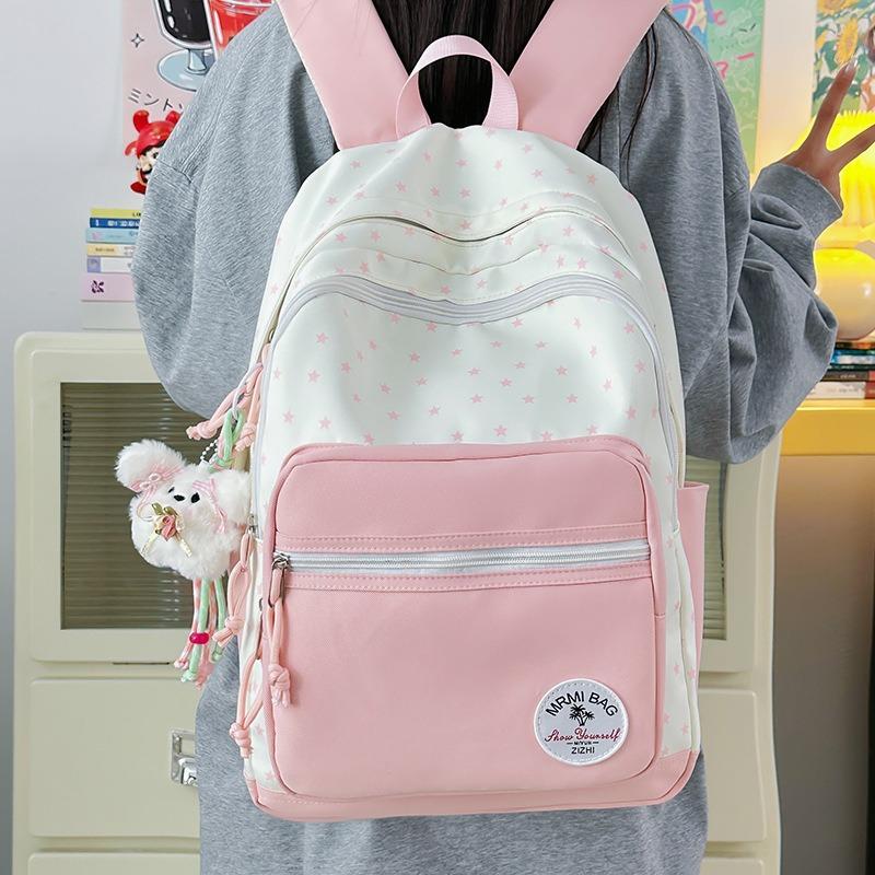 Japanese ins new high-value, fresh and sweet backpack, light travel and large-capacity backpack for junior high school students