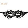 Máscara de renda preta sexy oca meia face máscara respirável festa máscara veneziana trajes para baile de máscaras cosplay carnaval