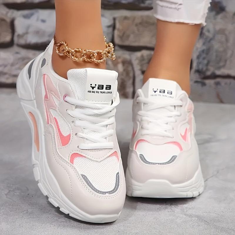 The New Korean Style Ins Dad Shoes for Girls In Autumn Are Versatile Thick-soled Sports Shoes