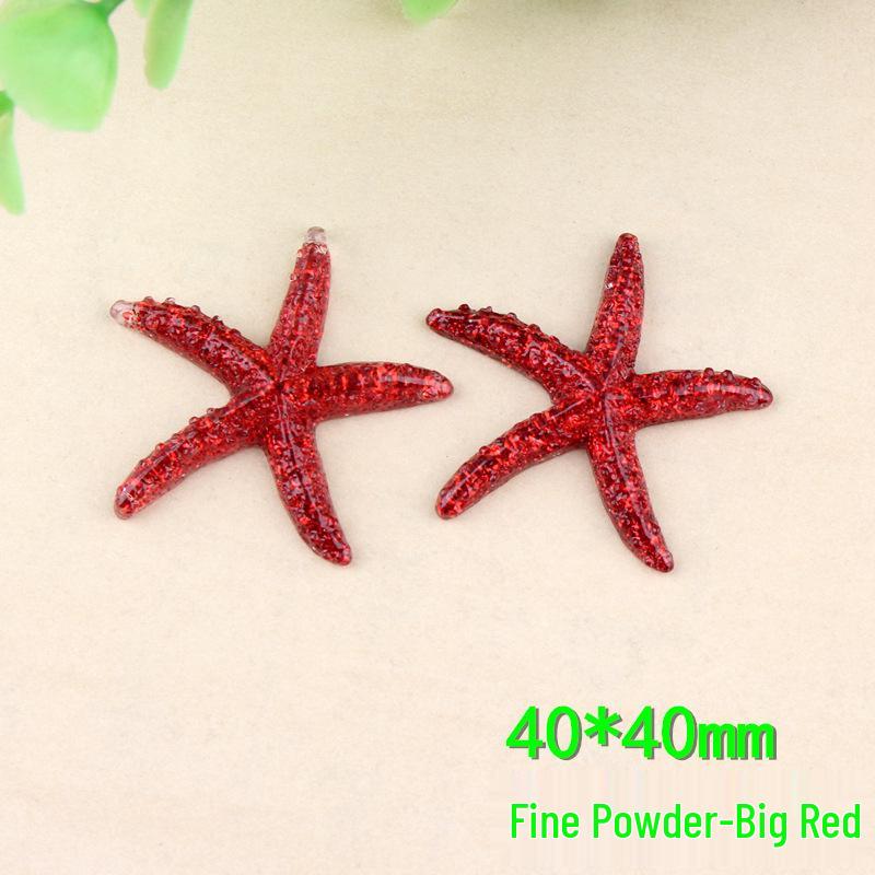 Starfish Resin Accessory Kit: Phone Case, Hair Clip, DIY Ocean Clog Patches