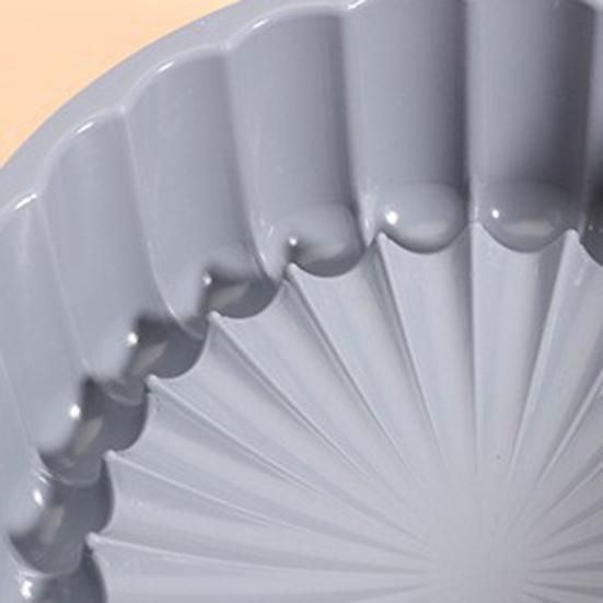 Charlotte Kakform Non-stick Silikon Rund Kakform för Ostkaka Chokladkaka Regnbågskakor Tarteletter Pajer Bröd Mousse Lätt att Rengöra Hållbar Bakeware