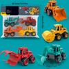 4pcs This Series of Bright And Ultra Cooler Construction Vehicle Toys! The Parts Are Breakable, And Each Model Is Realistic in Design