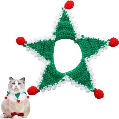 Pet Christmas Dog Cat Scarf Bib Saliva Towel Lovely Pet Supplies