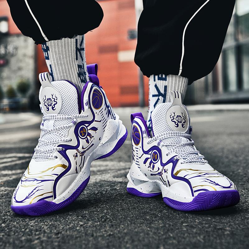 Pantofi de baschet Pantofi pentru bărbați Pantofi pentru bărbați Pantofi de coș Femei de înaltă calitate, de înaltă calitate, anti-alunecare, încălțăminte pentru sport în aer liber