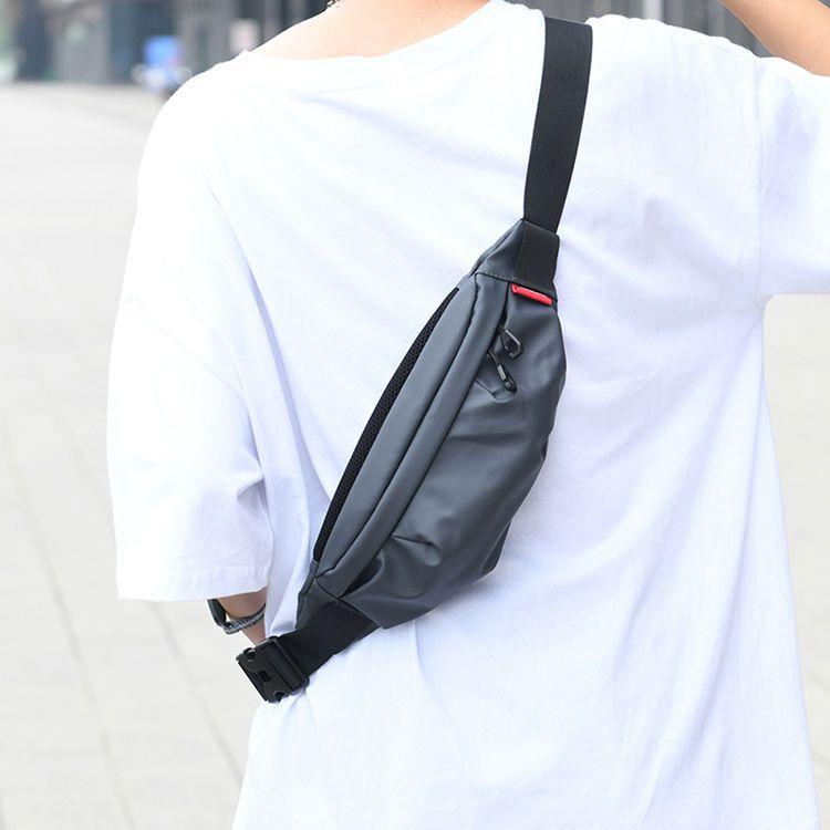 Outdoor Leisure Functional Style Single Shoulder Crossbody Bag, Men's Sports Chest Bag, Cycling Backpack