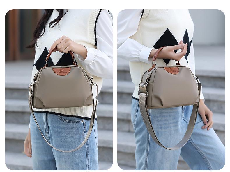 Premium Oxford Cloth Waterproof Crossbody Bag - Lightweight, Multi-Layer, Large Capacity, Casual Single Shoulder Handbag