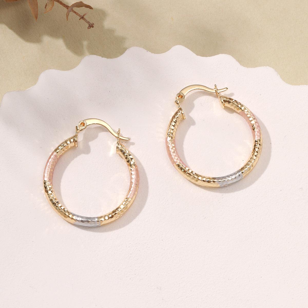 Модные Цветные Круглые Серьги: Простые и универсальные украшения