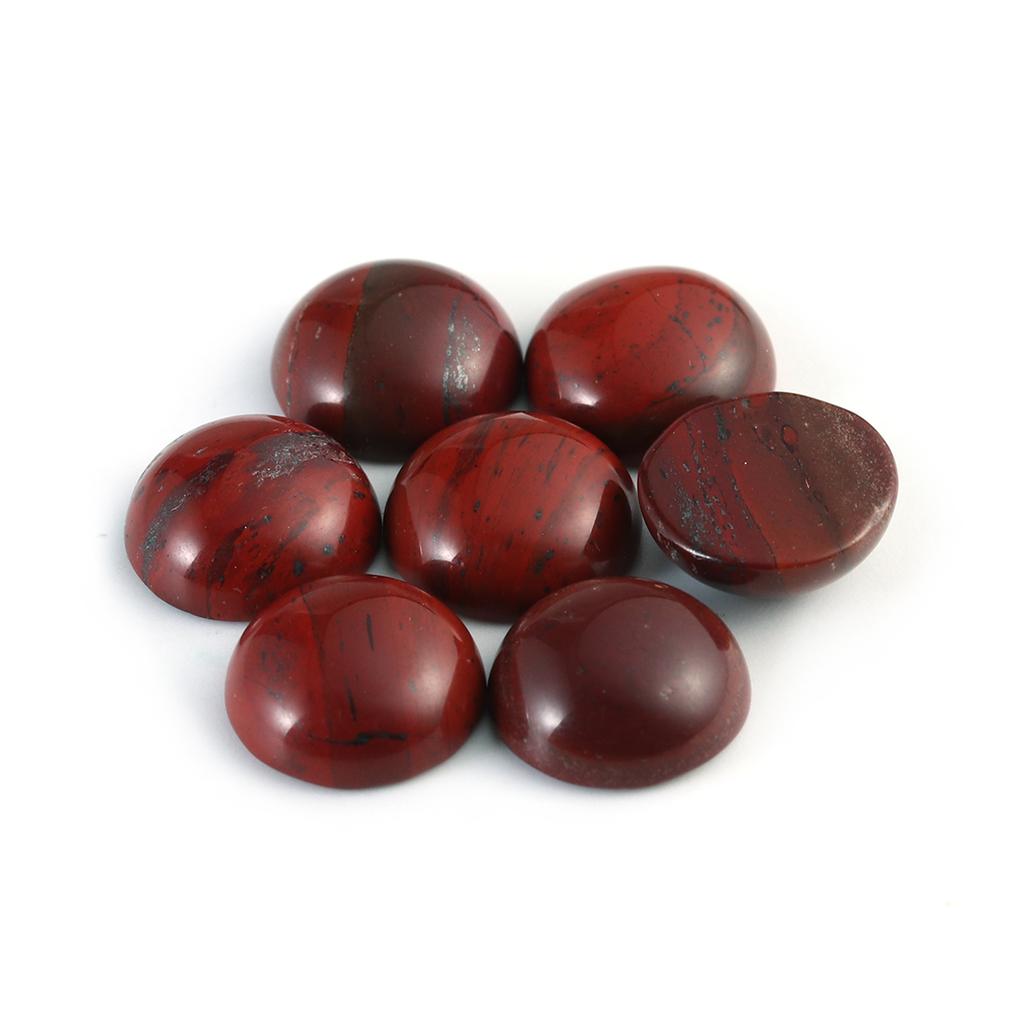 Louleur 10 Stück/Los Naturstein Cabochon 4 6 8 10 12 mm 25 Muster für DIY Ring Ohrring Armband Halskette Schmuckherstellung Schmuckzubehör