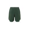 Nike Pantaloncini da corsa casual due in uno Dri-FIT Stride con design con logo riflettente da uomo Pantaloncini verde vintage DM4760-338