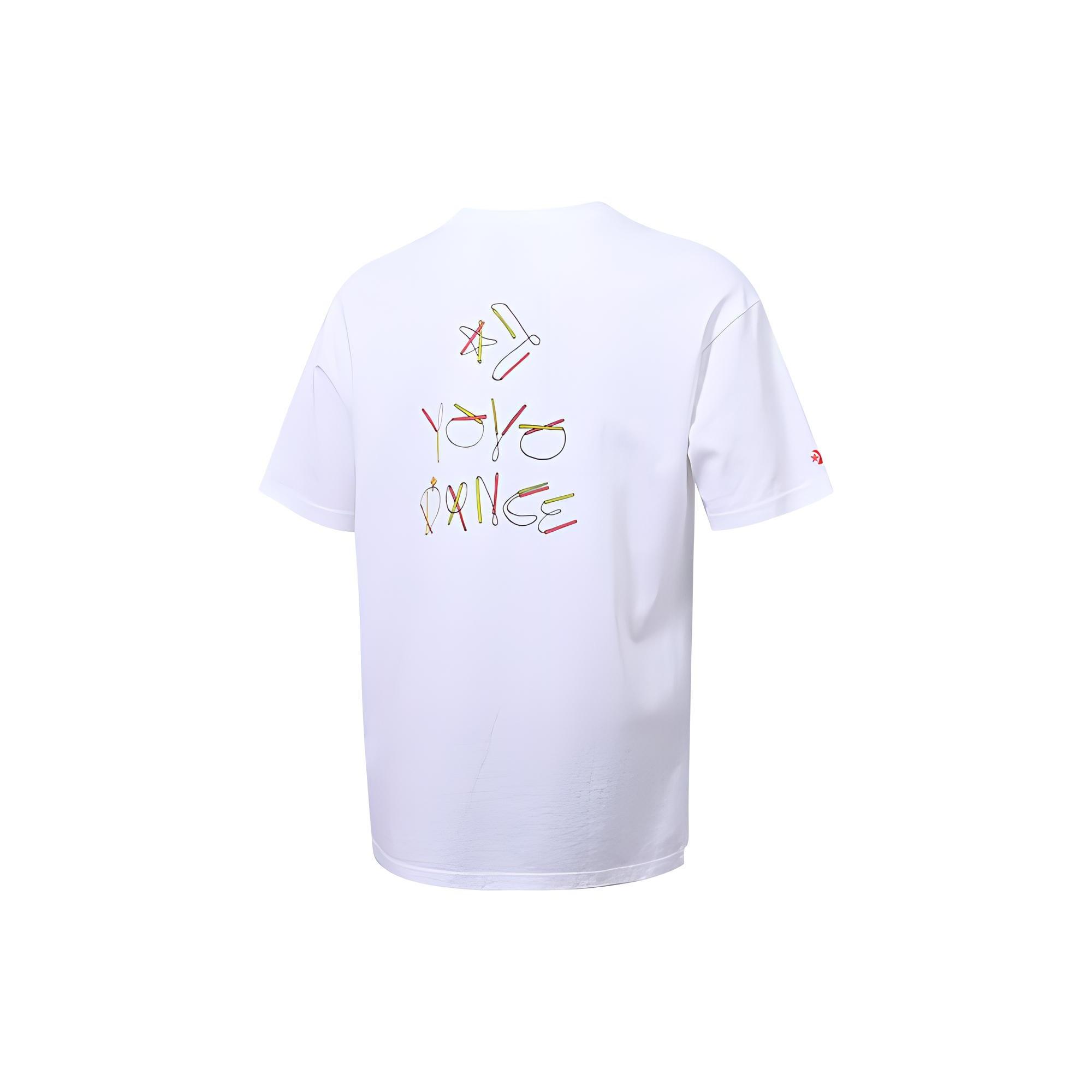 Converse YoYo Graphic Tee Asia Sizing White Men s 10023151-A01 L