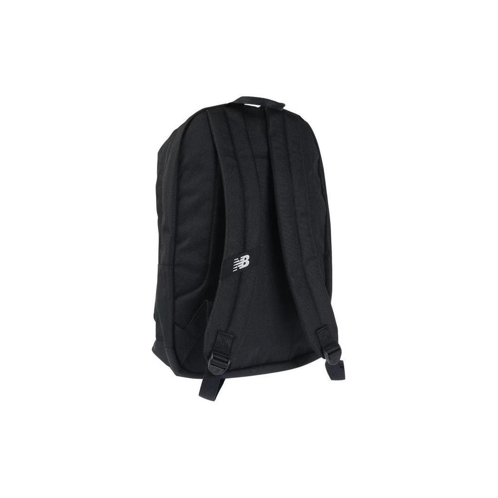 New Balance 20L Brand Logo Print Polyester Backpack Men Backpack Black LAB23012BK