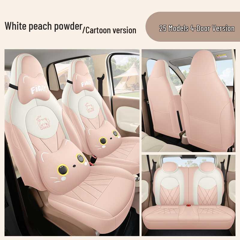 Seat Covers for Wuling Hongguang Mini 4th Gen: Four-Door MiniEV Macaron Edition Car Decoration