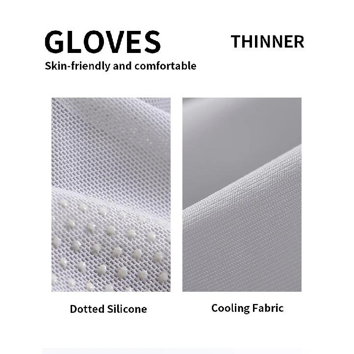 Guanti Unisex Protezione UV Crema Solare - Donna Uomo Dita Intere Guanti Solari Guanti Touchscreen per Guidare Escursionismo Equitazione