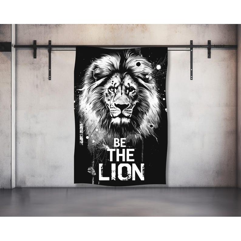 lion tapestry 75x100