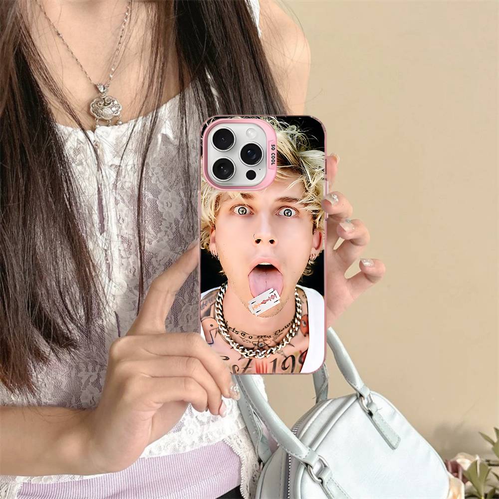 MGK M-Machine Gun Kelly Phone Case For IPhone 17 Air 16 15 14 13 12 11 Pro Max Color Hard Cover
