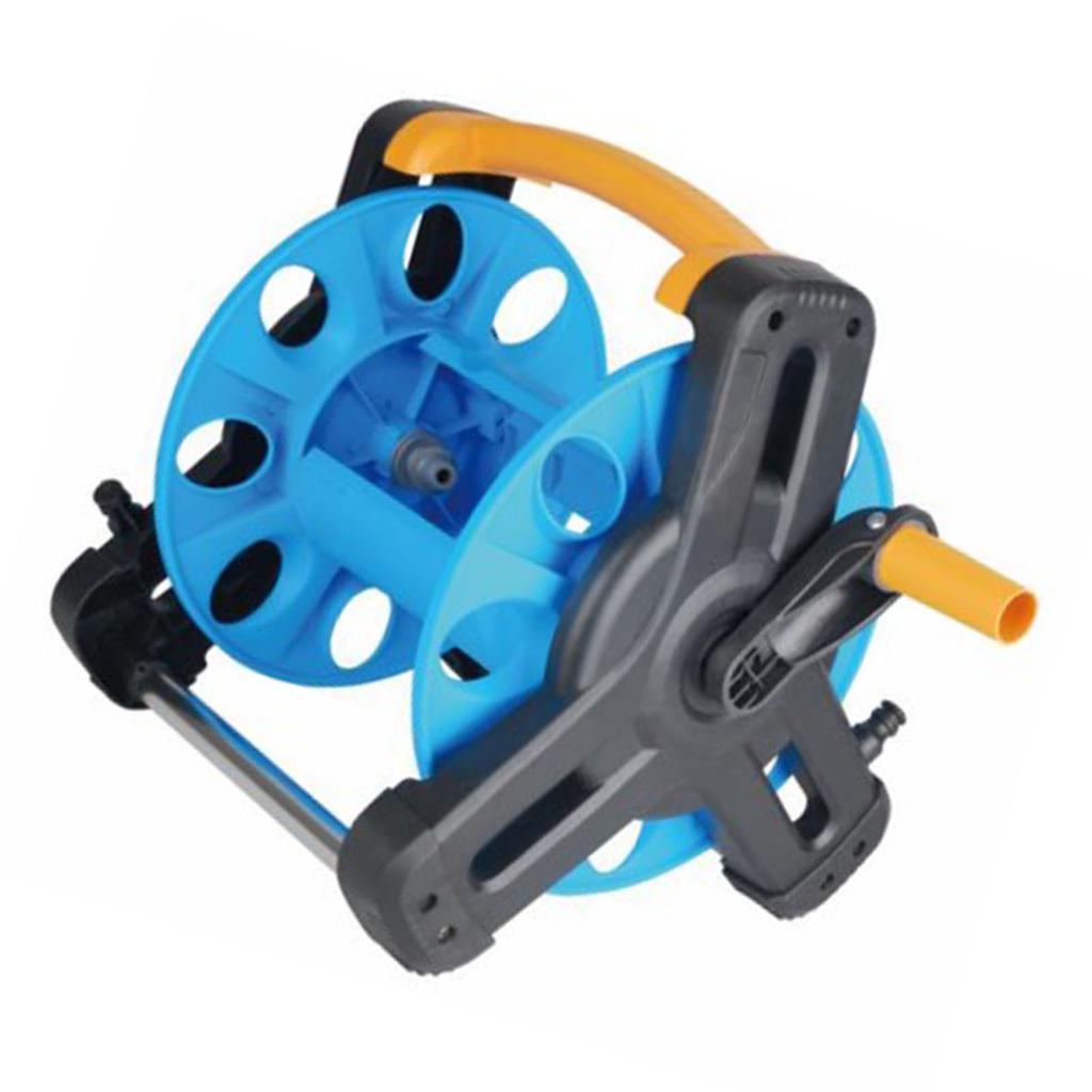Garden Hose Reel Cart 35m Hose Reel Rope Storage Rack for Garden Lawn Farm Car Washes