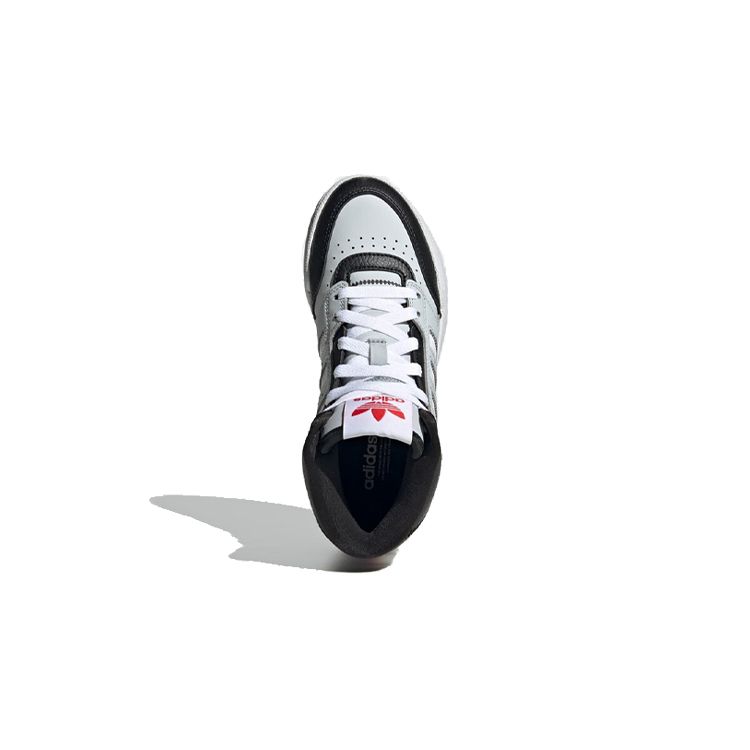 Adidas Originals Drop Step Casual Durable High-Top Kids Skate Shoes Kids Sneakers Gray Black HP7799