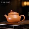 110ml Chinese Yixing Small Capacity Purple Clay Teapots Master Handmade Persimmon Tea Pot Raw Ore Beauty Kettle Zisha Tea Set