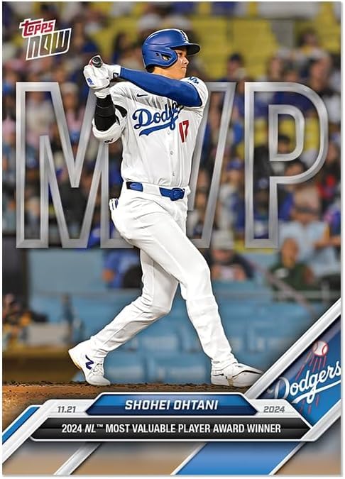 Shohei Ohtani NL MOST VALUABLE PLAYER AWARD WINNER Dodgers 2024 #OS06 MVP!