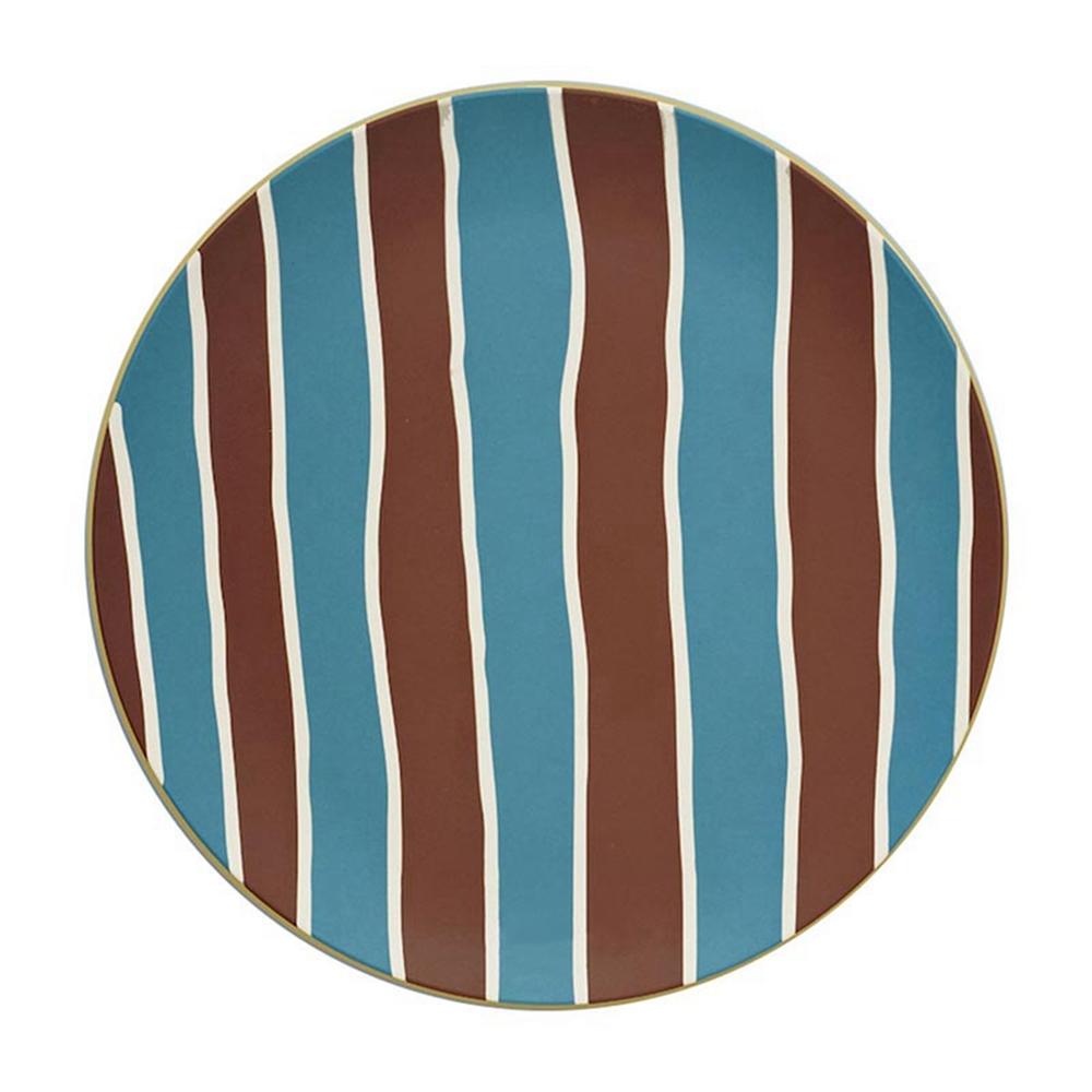 Natural Bamboo Fiber Plates Dinnerware Modern Creative Pattern Reusable Unbreakable Plates