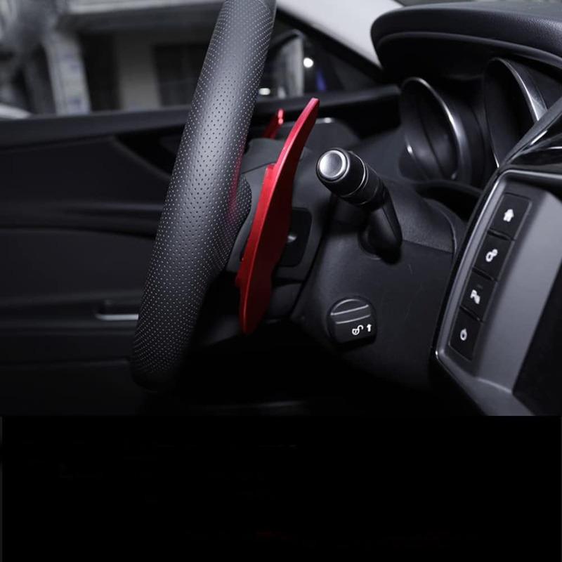 Aluminum Steering Wheel Paddle Shifter Extension Cover Trim Shift for Jaguar F-Pace E-Pace XE XF XJ for Land Rover Evoque