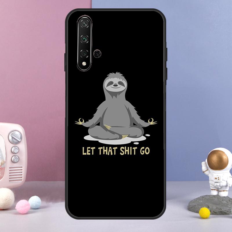 Faultier Tier Niedlich Für Huawei Nova 9 10 SE 3i 7i 8i 11i 12i Y60 Y61 Y70 Y72 Y73 Y90 Y91 P20 P30 P40 Lite Hülle