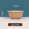 Beiyipin 300ml Sugarcane Pulp Disposable Bowls (25-Pack)