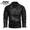 European American Retro Men's PU Leather Jacket - Trendy High-Quality Autumn/Winter Coat.