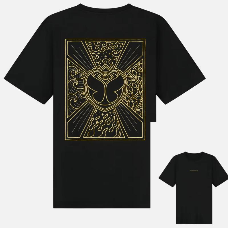 Summer Tomorrowland Graphic Cotton Tshirt Unisex Short Sleeve Fashion Brand Tee Luxury Casual Vintage Tees 2026 Comfortable Tee