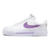 Nike Court Legacy Lift Branco Rush Fuchsia Tênis Feminino Vermelho-Poeira Estelar Preto DM7590-103