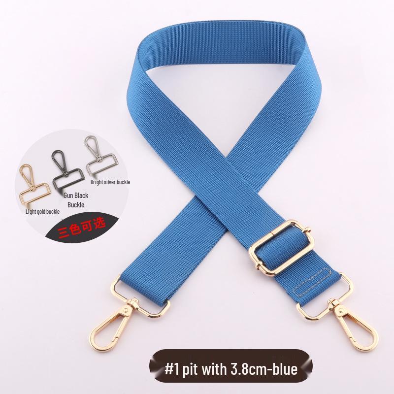 Wide Woven Crossbody Leather Bag Strap for Women's Bags & Backpacks