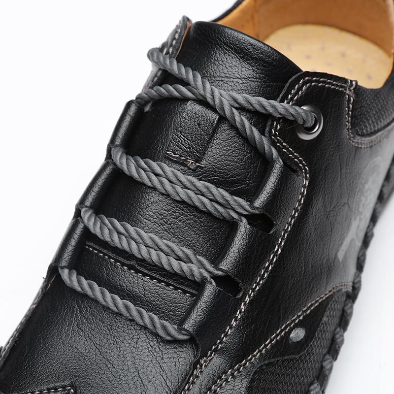 Pánské ručně vyráběné ležérní kožené boty venkovní nízké tenisky