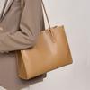 HIFASHION Minimalist Genuine Leather Large Women Tote Bags 2026 Large Capacity Casual Daily Shopping Office Shoulder Handbags