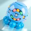 Cube Toy Smooth Rotation Stress Relief Fidget Toy Fall-Resistant Octopus Shape Sensory Fidget Gadget Kids Puzzle Cube Toy