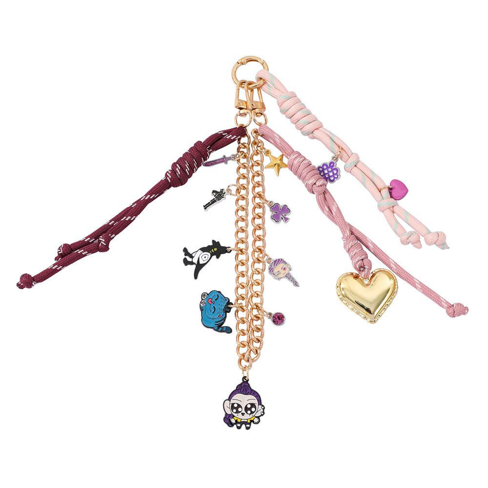

Kpop Demon Hunters Cartoon Pendant Jewelry With Electroplated Finish For Men And Women