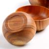 3-teiliges Schüssel-Set aus Akazienholz, rund, für Obst, Salat, Suppe, große und kleine Schüssel aus Holz für die Küche, Essens- und Speiseschalen, Serviergeschirr