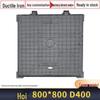 Square and Round Cast Iron Manhole Cover for Electric and Water Utilities
