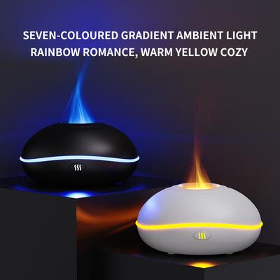 Portable Usb Air Humidifier With Colorful Night Light With Led Lighting Simulation Colorful Flame Fragrance Machine