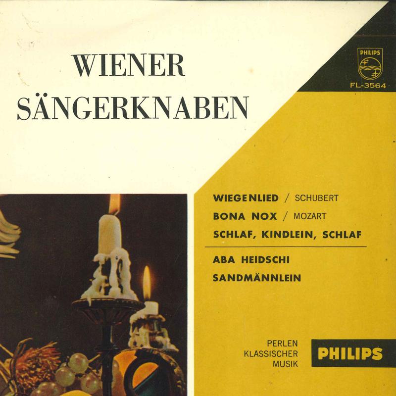 7inch Record VIENNA BOYS CHOIR - sleepy child FL3564 PHILIPS - Japan Classical Used