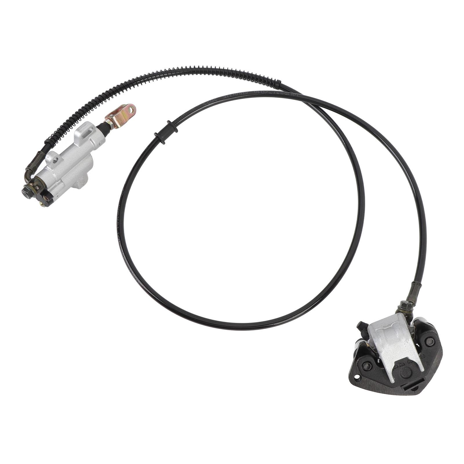 

Задний тормозной узел Главный гидравлический цилиндр Суппорт с тормозной колодкой и шлангом 1,55 м для квадроцикла ATV, картинга Go Cart, мини-байка