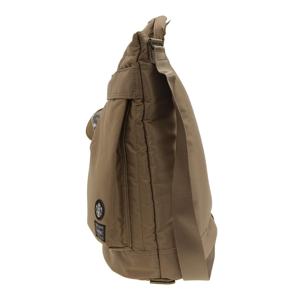 PORTER Unused Coffee Bean Shape Helmet Tote Bag for Women, Latte Beige Tote Bag Latte BeigeUsed