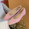 Fashion Fashion Shallow Ladies Low Heel Shoes New In Summer Spring Pointed Toe Female Slip On Footwear Flats With Shoes For Women
