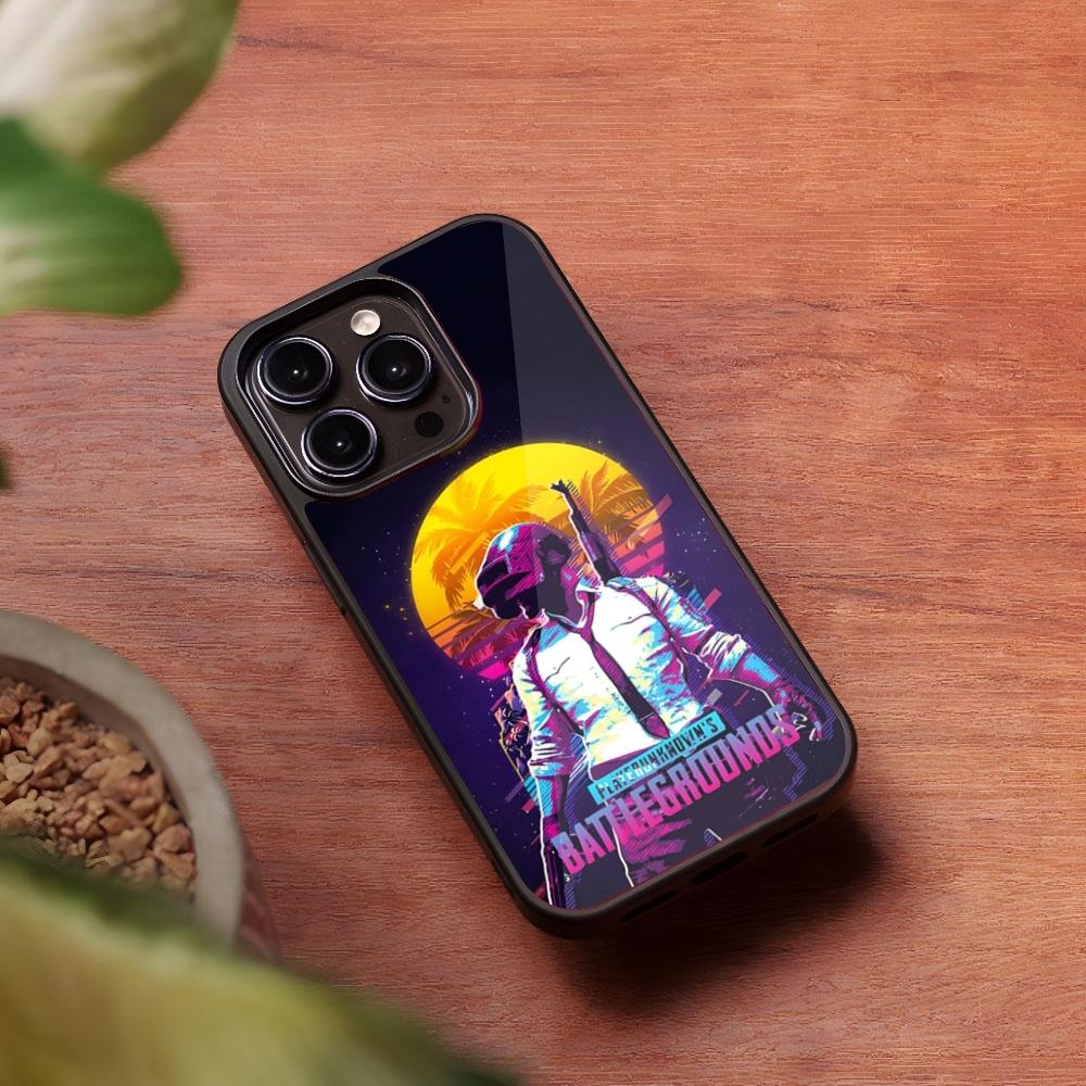 Game PUBG Phone Case for Iphone 16 15 14 13 Pro Max 12 11 Mini 7 8 Plus Se Xr X Xs Fundas Shell PC+TPU Cover