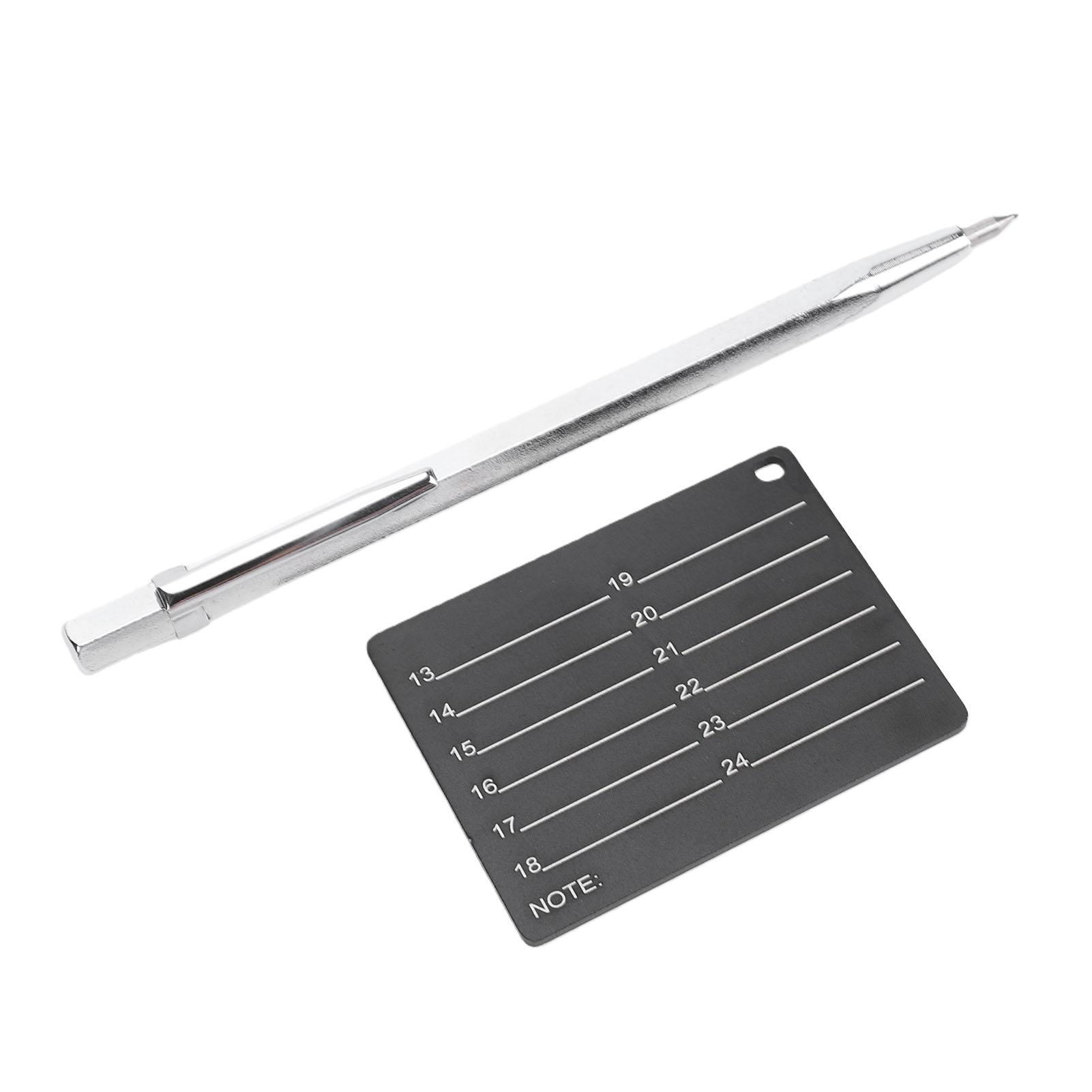 Crypto Phrase Plate Storage Aluminum Alloy Backup Plate and Tungsten Steel Engraving Pen