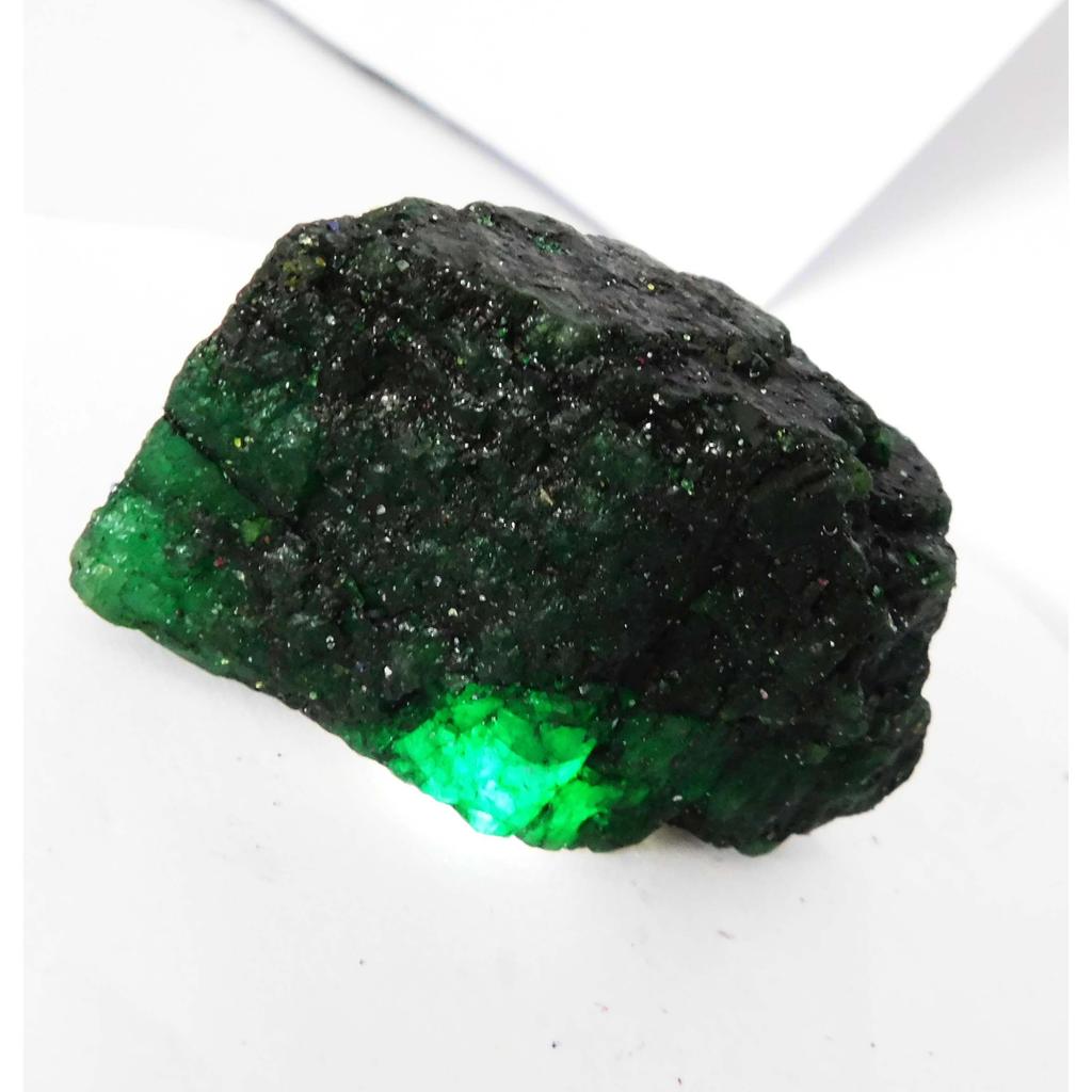 793 Ct Natural Emerald Huge Rough Earth Mined   Green Loose Gemstone