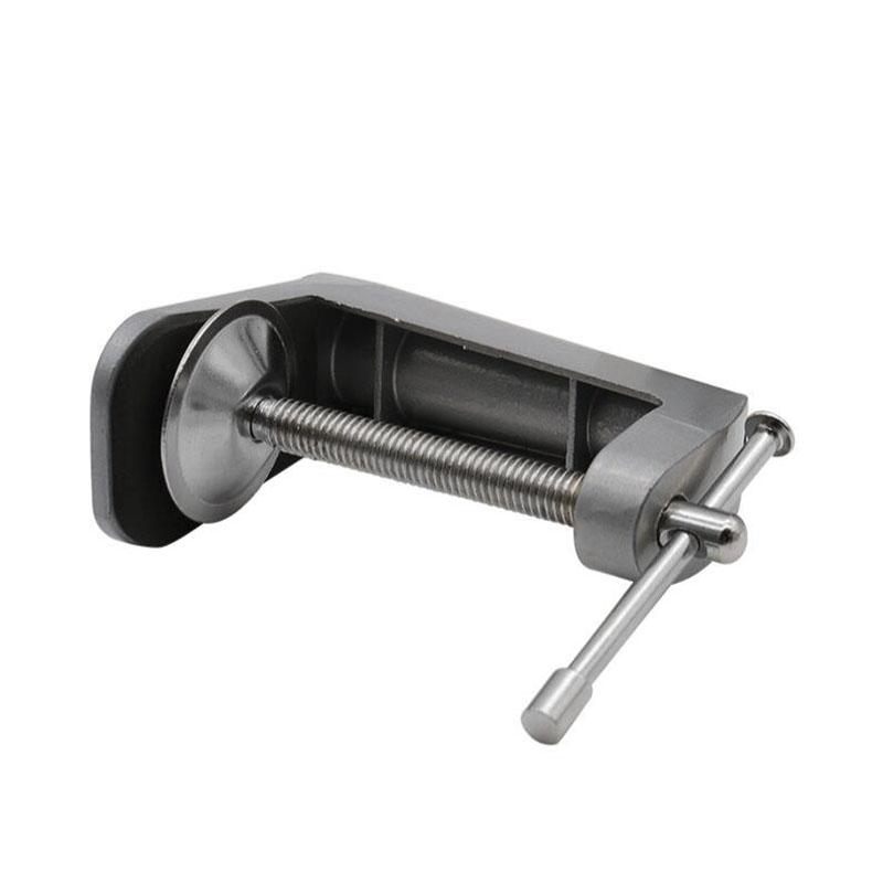 Table Mount Clamp Clip Aluminum Alloy Base Desk Lamp C-Shaped Clamp Bracket Desktop Fixed Bracket Clamp Microphone Stand Bracke