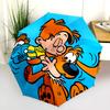 Bole and Bill  Pattern, Automatic Folding Umbrella, Portable and Foldable Design, 8 Ribs, a Christmas or Birthday Gift.